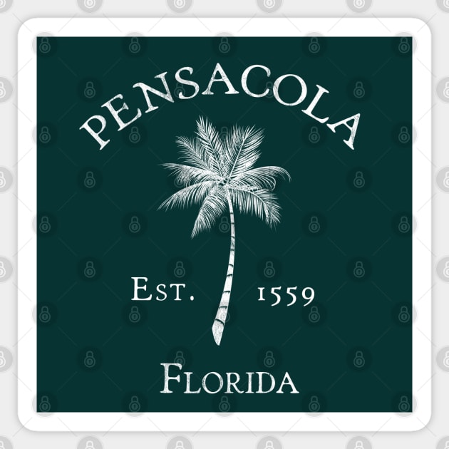 Pensacola Florida Vintage Palm Sticker by TGKelly